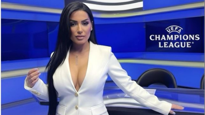 Champions League μέσα από τα μάτια της παρουσιάστριας από το Κόσοβο (ΦΩΤΟ)