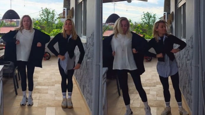 Η Μιλλούση με την αδελφή της κάνουν τέλεια τον χορό που τα σπάει στα social