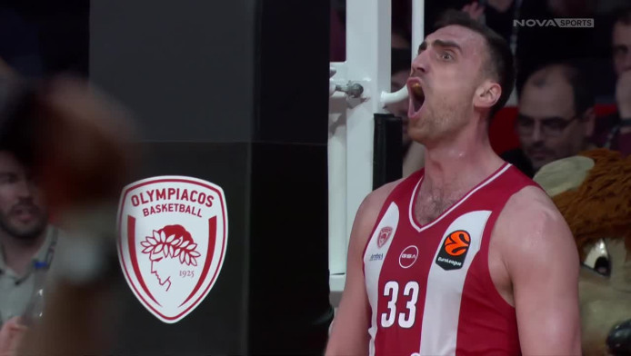 Κάρφωσε και... τρελάθηκε ο Μιλουτίνοφ (ΒΙΝΤΕΟ)