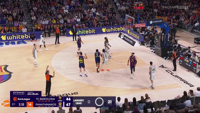 Τα έβαζε όλα ο Όσμαν - Το... τρελό καλάθι απέναντι στην Μπαρτσελόνα (ΒΙΝΤΕΟ