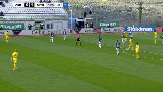 Απίστευτη ατυχία Άρη - Δεύτερο δοκάρι με Καντεβέρε (vid)