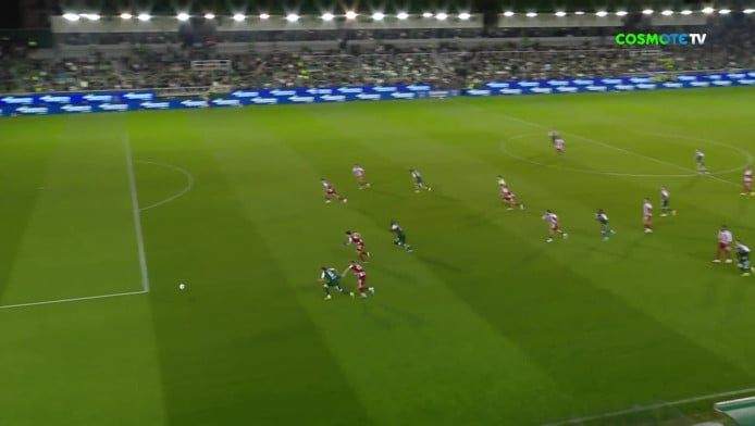 Μεγάλη ευκαιρία ΠΑΟ στο πρώτο λεπτό! Έσωσε τον Ολυμπιακό ο Τζολάκης (vid)