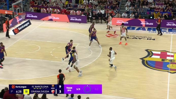 Ο Νουόρα πήρε φόρα και... ισοπέδωσε το καλάθι της Μπάρτσα (ΒΙΝΤΕΟ)