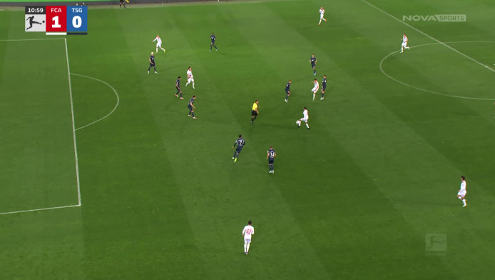 Με Γιαννούλη βασικό η Άουγκσμπουργκ "φρέναρε" τη Χόφενχαϊμ (Highlights)