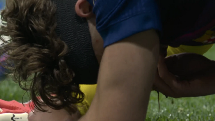 Σοκαριστικός τραυματισμός στο Ατλέτικο - Μπαρτσελόνα (ΒΙΝΤΕΟ)