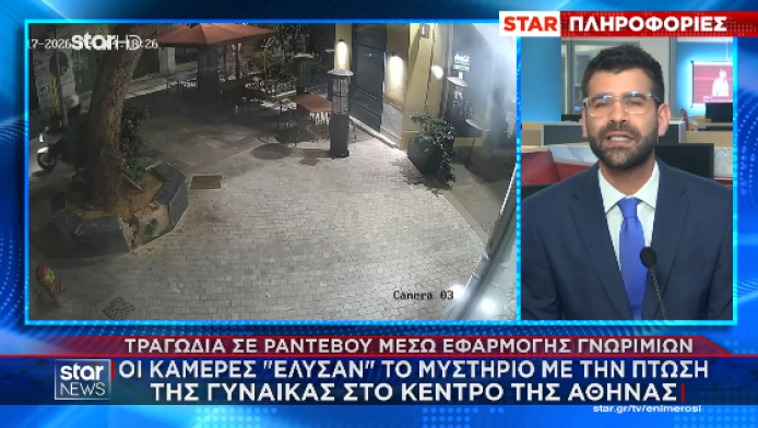 Οι κάμερες «έλυσαν» το μυστήριο με την πτώση γυναίκας στο κέντρο της Αθήνας