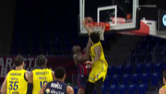 Τρομερή τάπα στο Μπασκόνια - Μακάμπι Τελ Αβίβ (ΒΙΝΤΕΟ)