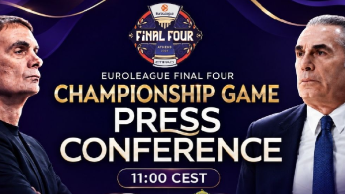 Live streaming η συνέντευξη Τύπου για τον τελικό Ολυμπιακού-Ρεάλ (ΒΙΝΤΕΟ)