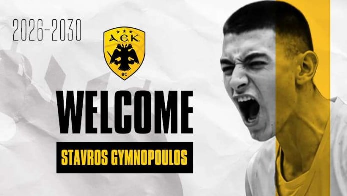  Επένδυση στο μέλλον! Η ΑΕΚ ανακοίνωσε τον Σταύρο Γυμνόπουλο μέχρι το 2030