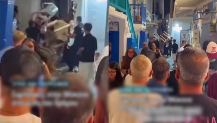 Χάος ση Μύκονο: Άγριο ξύλο και… καρεκλιές μπροστά στους τουρίστες! (ΒΙΝΤΕΟ)