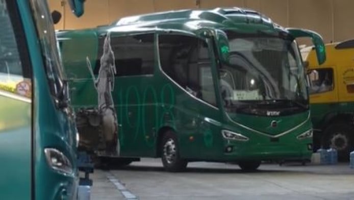 Το νέο πούλμαν του Παναθηναϊκού σε βίντεο!