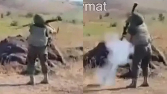 Ρώσος νεοσύλλεκτος πυροδοτεί RPG στα πόδια του - «Είσαι ηλίθιος;» (ΒΙΝΤΕΟ)