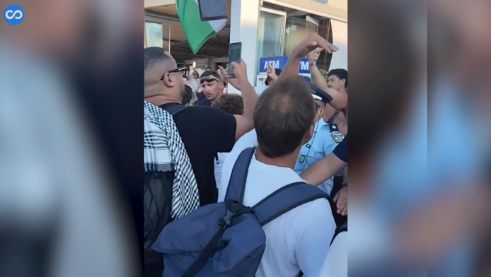 Αγκίστρι: Επεισόδιο μεταξύ Ισραηλινών και διαδηλωτών υπέρ της Παλαιστίνης