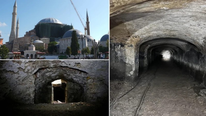 Ζωντανεύει ο θρύλος των μυστικών στοών της Αγιάς Σοφιάς