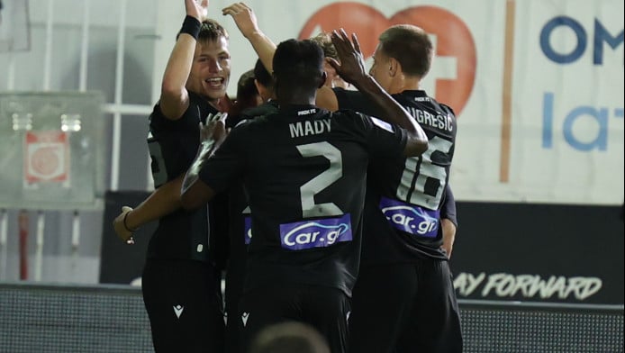Ασίστ Κένι, άψογο τελείωμα Μύθου και 1-0 ο ΠΑΟΚ στο Περιστέρι (Vid)