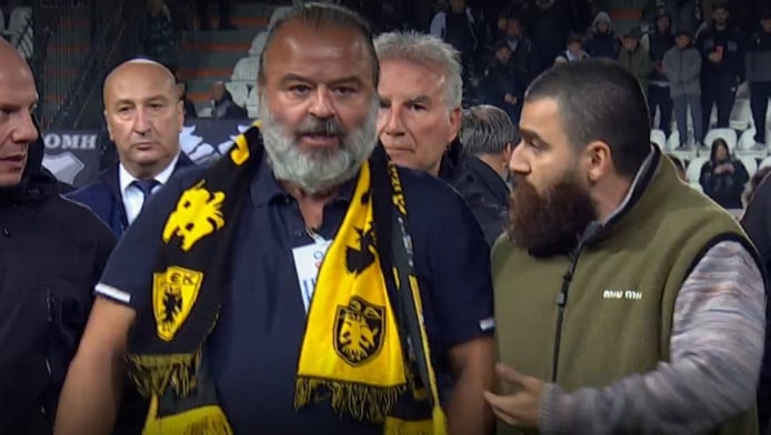 Ένταση μετά το ΠΑΟΚ-ΑΕΚ και διάλογος Ηλιόπουλου–Σαββίδη