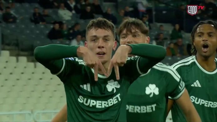 Εξαιρετική κάθετη Λούζα και 1-0 ο Παναθηναϊκός με Κοντούρη (ΒΙΝΤΕΟ)