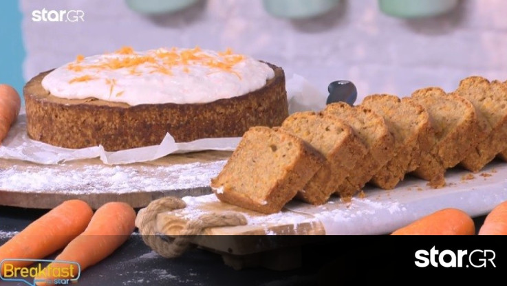 Συνταγή για ελαφρύ κέικ καρότου με ανθότυρο!