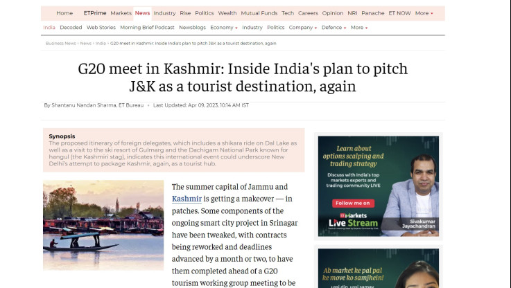 Δυναμική επιστροφή μετά τον Covid! Σχέδιο να γίνει ξανά το Κασμίρ ελκυστικός τουριστικός προορισμός