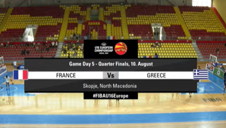 Live streaming ο προημιτελικός της Εθνικής Παίδων με τη Γαλλία για το Eurobasket U16 (BINTEO)