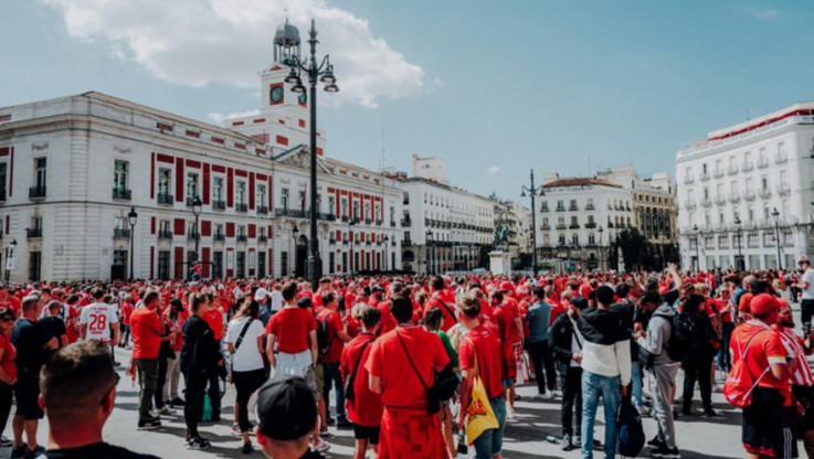 Χαμός στη Μαδρίτη! Απίστευτο πάρτι από 5000 φίλους της Ουνιόν πριν το ντεμπούτο στο CL (ΒΙΝΤΕΟ)