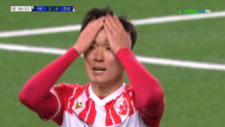 Ο Χουάνγκ άγγιξε το πρώτο του γκολ στο Champions League - Το δοκάρι του το στέρησε! (ΒΙΝΤΕΟ)