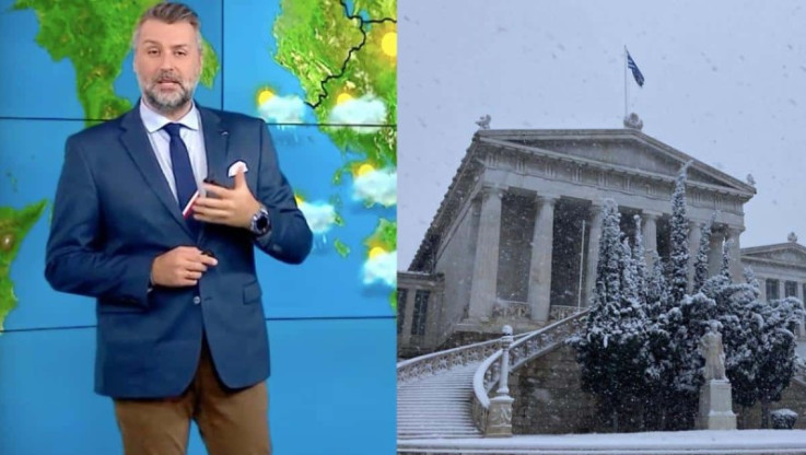 "Ασπρίζει" την Αθήνα ο Γιάννης Καλλιάνος: "Θα είναι ένας χιονιάς απρόβλεπτος…"