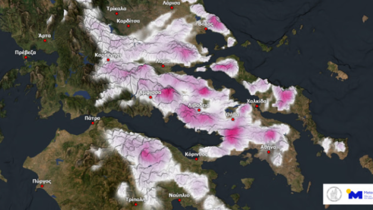 Ξεκίνησε η ψυχρή εισβολή: Οι 13 περιοχές της Αττικής που θα χιονίσει (Χάρτες και Βίντεο)