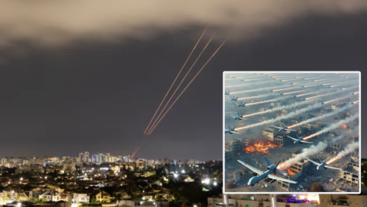 Σμήνος drones του Ιράν καταστρέφουν πόλη στο Ισραήλ! 