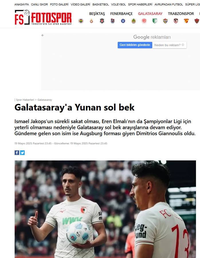 Δημοσίευμα... φωτιά για Έλληνα διεθνή! Στο στόχαστρο της Γαλατά 