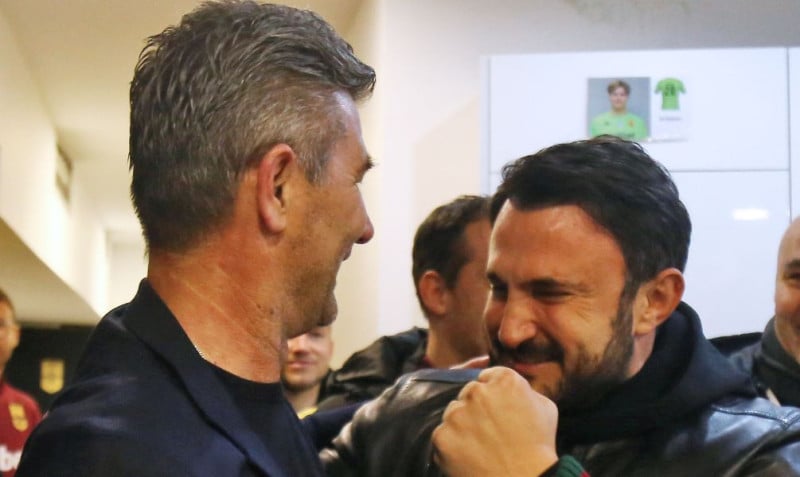 Ο Θόδωρος Καρυπίδης και ο Μαρίνος Ουζουνίδης