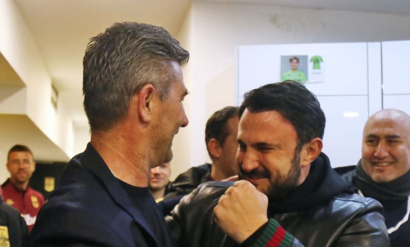 O Mαρίνος Ουζουνίδης και ο Θόδωρος Καρυπίδης