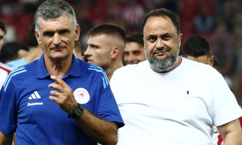 O Xοσέ Λουίς Μεντιλίμπαρ και ο Βαγγέλης Μαρινάκης