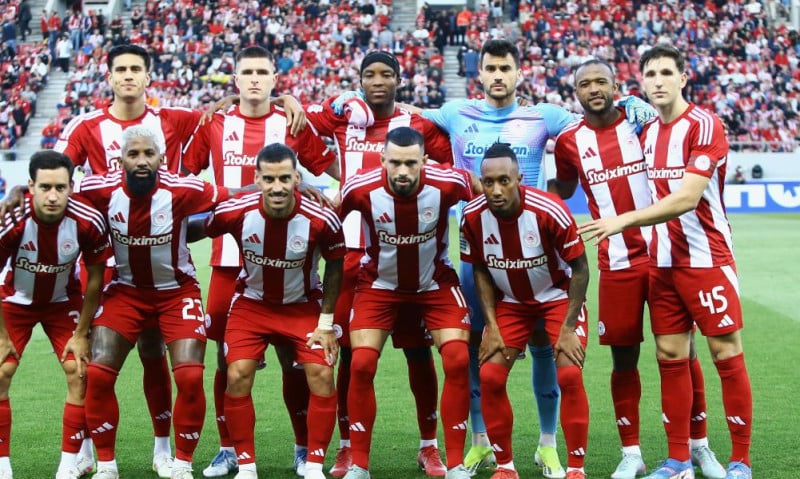 Oι παίκτες του Ολυμπιακού