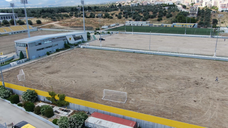 Εργοτάξιο τα Σπάτα! Ξηλώθηκαν τα γήπεδα – Νέα υποδομή και χλοοτάπητας (VID)