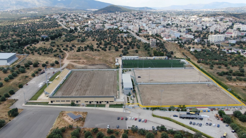 Εργοτάξιο τα Σπάτα! Ξηλώθηκαν τα γήπεδα – Νέα υποδομή και χλοοτάπητας (VID)