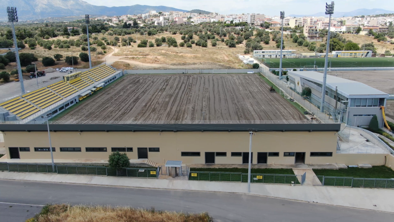 Εργοτάξιο τα Σπάτα! Ξηλώθηκαν τα γήπεδα – Νέα υποδομή και χλοοτάπητας (VID)