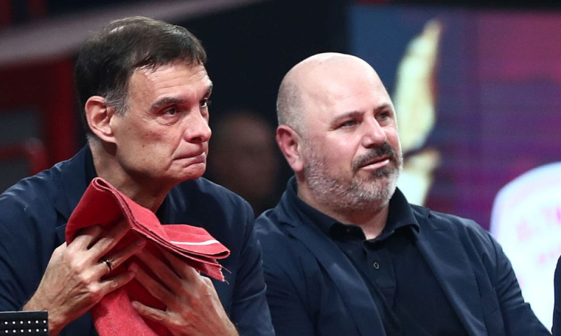 O Γιώργος Μπαρτζώκας και ο Γιώργος Μποζίκας