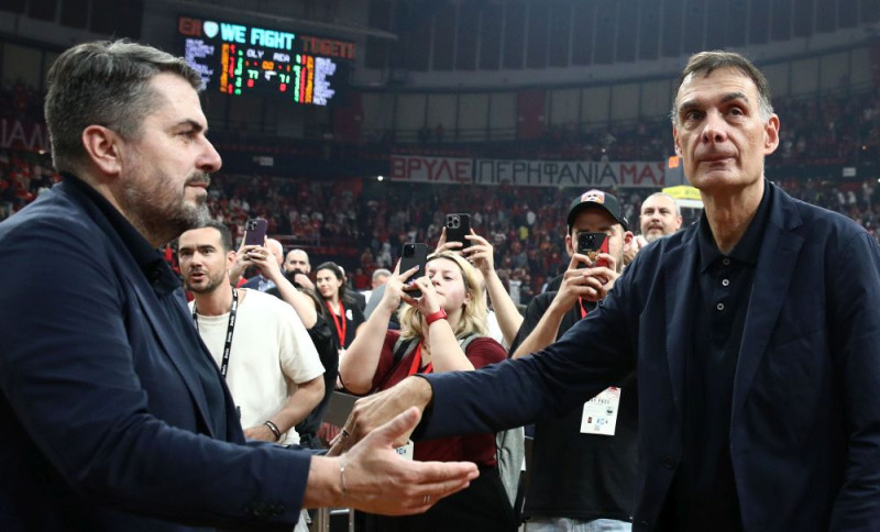 Ο Γιώργος Μπαρτζώκας και ο Χρήστος Μπαφές