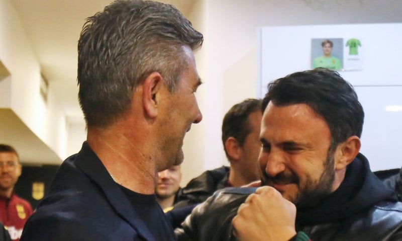 O Mαρίνος Ουζουνίδης και ο Θόδωρος Καρυπίδης