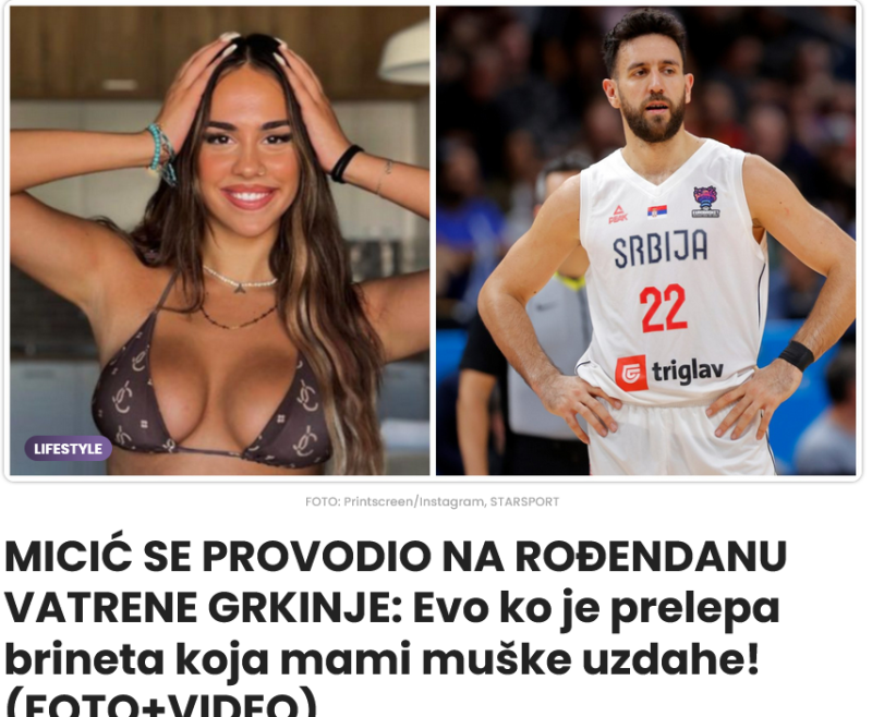 Ο Μίσιτς στα γενέθλια της πιο σέξι παίκτριας του ελληνικού Big Brother (Vd)