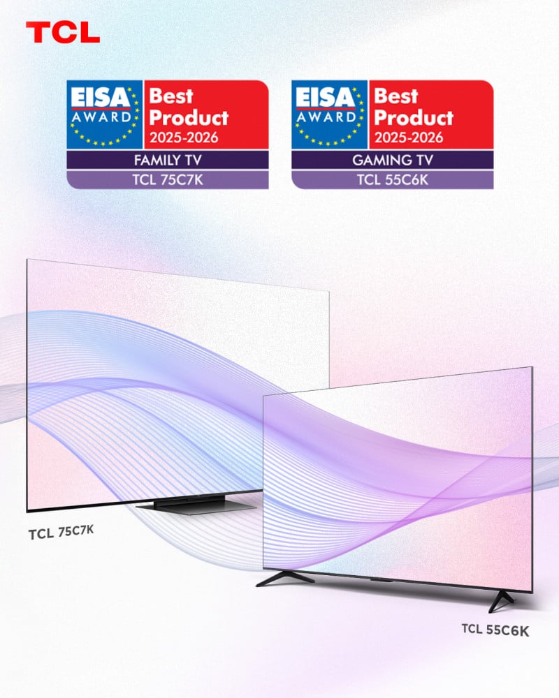 Η TCL Κυριαρχεί με Πέντε Βραβεία EISA