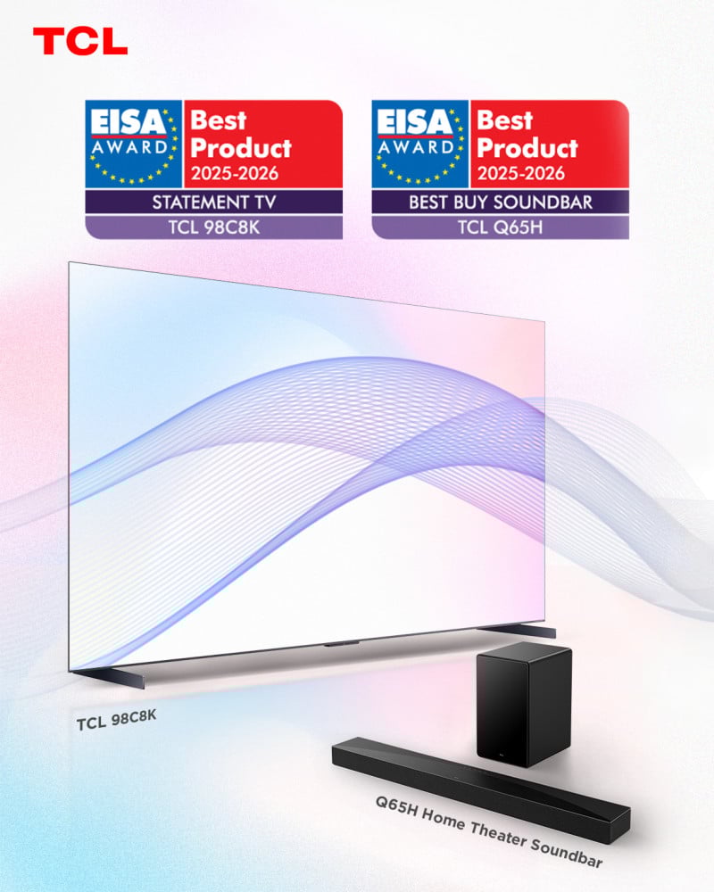 Η TCL Κυριαρχεί με Πέντε Βραβεία EISA
