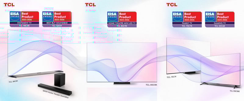 Η TCL Κυριαρχεί με Πέντε Βραβεία EISA