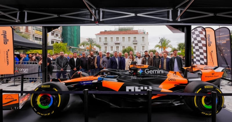 Το showcar της McLaren F1 Team στο Ζάππειο Μέγαρο 8 και 9 Νοεμβρίου
