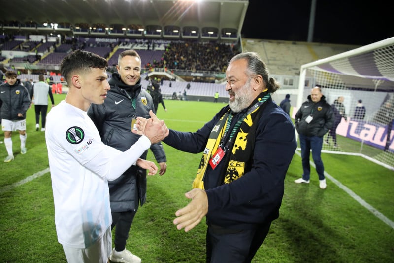 Αναγνώριση Πήλιου από Ηλιόπουλο! Αγκαλιά μετά το διπλό στη Φιορεντίνα