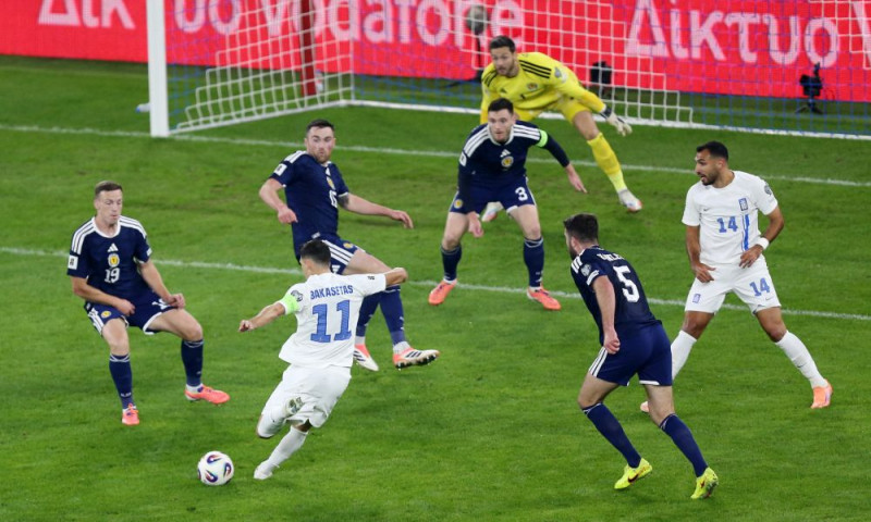 Γρήγορο γκολ ο Μπακασέτας!Live: Ελλάδα – Σκωτία 1-0 (ΒΙΝΤΕΟ)
