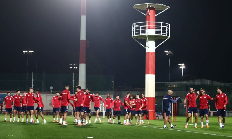 Οι παίκτες του Ολυμπιακού