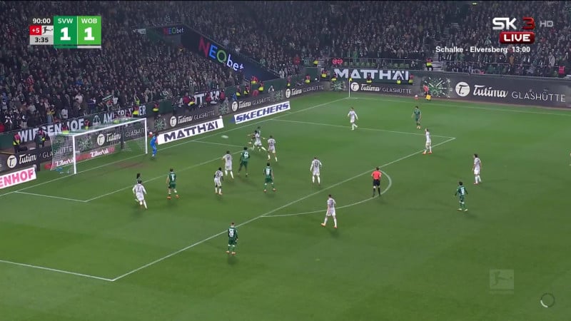 Απίθανη φάση στη Bundesliga - Έτσι ήρθε η ανατροπή της Βόλφσμπουργκ (Vid)