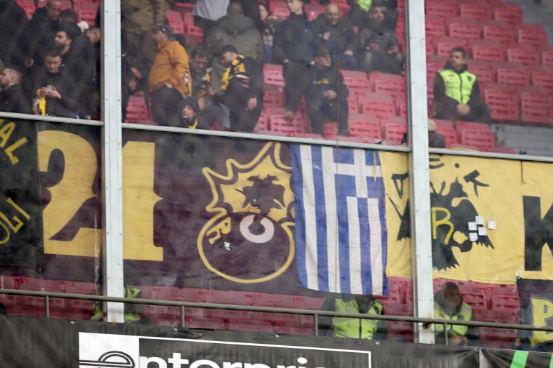 Πήραν θέση οι οπαδοί της ΑΕΚ στη Σαμψούντα! (ΦΩΤΟ)